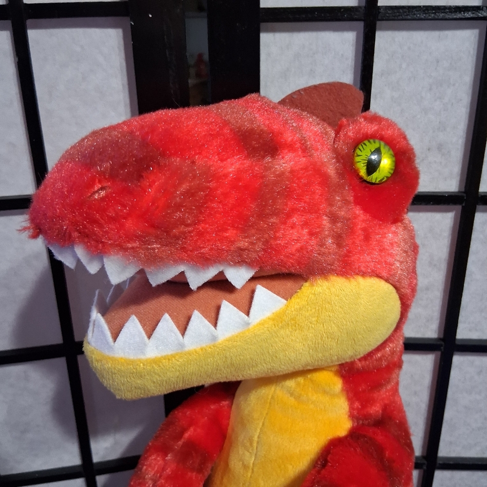 Red Raptor Stuffed Animal / Build-A-Bear - Picture 2 of 14